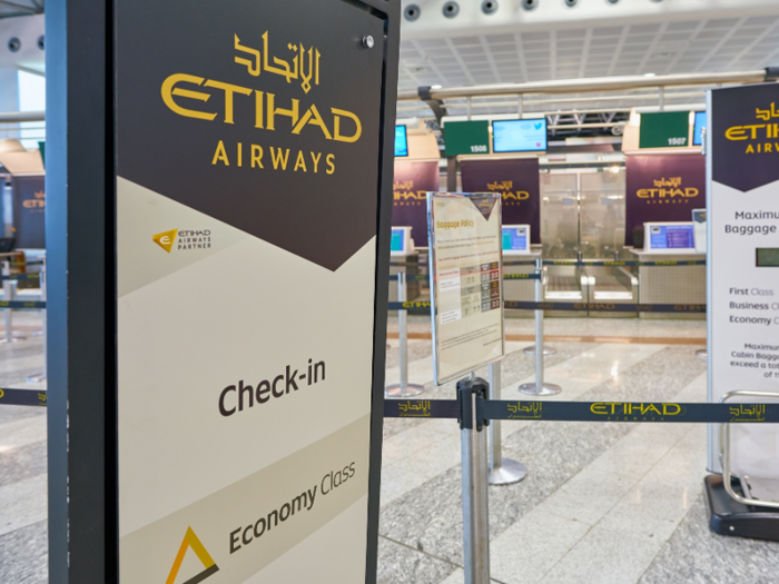 Unfortunately, I was unable to check in online because Etihad wanted to see my credit card and ID at the information desk to protect against fraud. A bit annoying, but better safe than sorry, I guess.