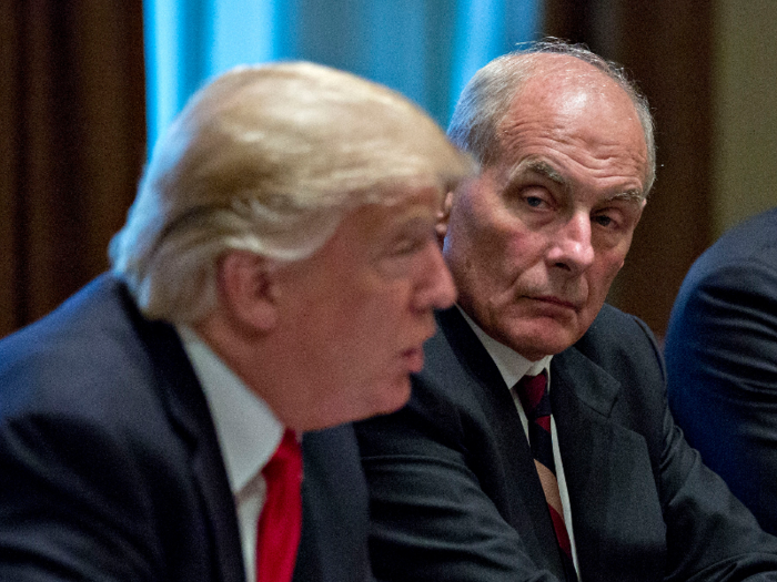 John Kelly fumed over Trump