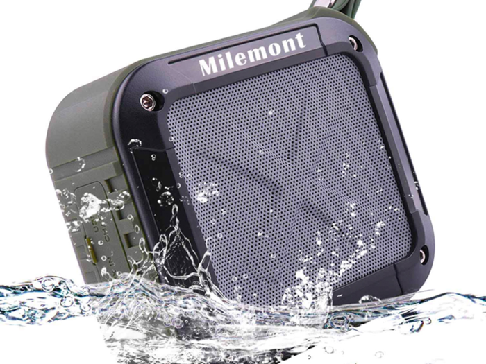 A Milemont shower speaker