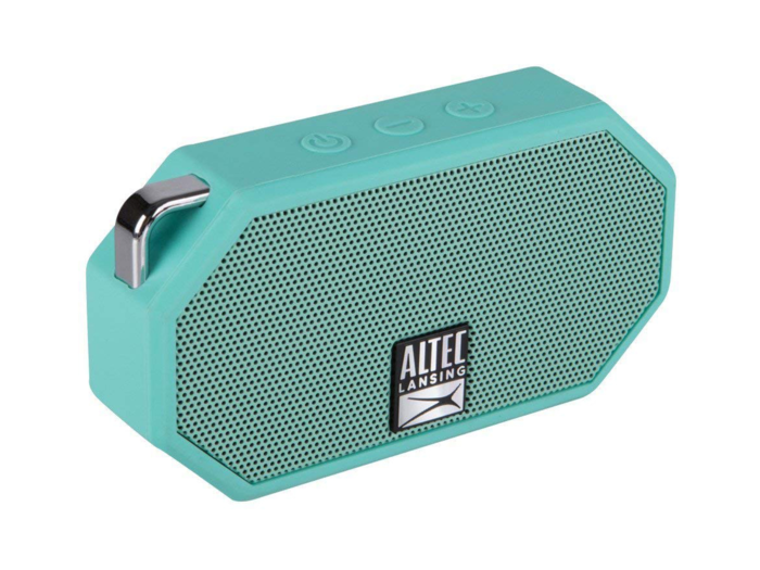 A waterproof Bluetooth speaker perfect for outdoor adventures