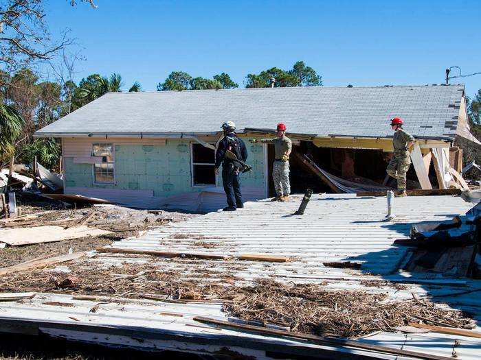 Crews with the Florida National Guard