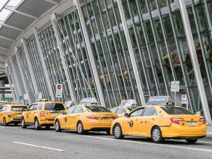 And even if you do choose to ride with one of the many taxis waiting outside the airport ...