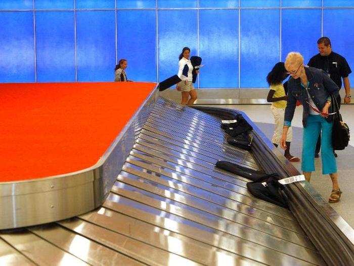 Upon landing, you may go to baggage claim and have a pain-free process of retrieving your luggage.