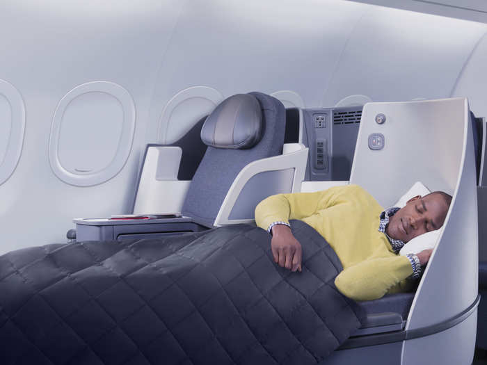 From the advertisements alone, the idea of fully reclining in your first-class seat looks so nice and roomy.