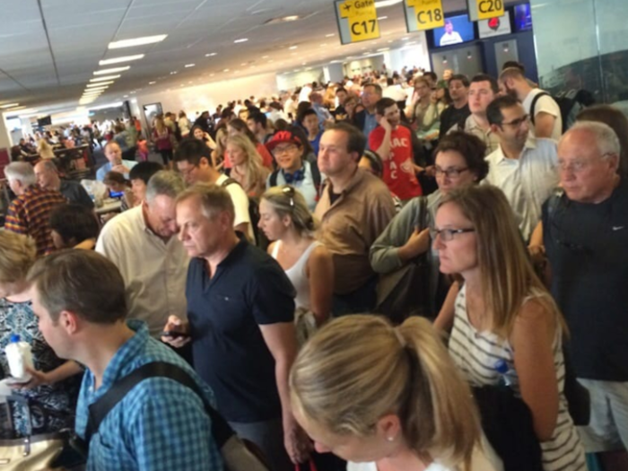 But boarding can still be completely chaotic, even if you