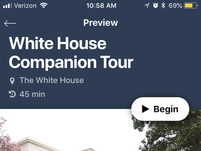 The third tour is designed to be a guide for people going on the in-person public tour of the White House. It offers extra info on every room you