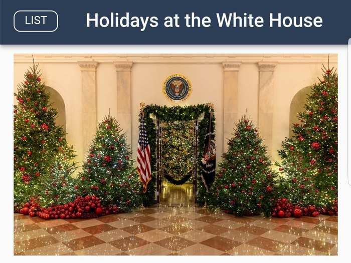 The White House is expecting 30,000 visitors this holiday season. Skip the crowds and tour it virtually!