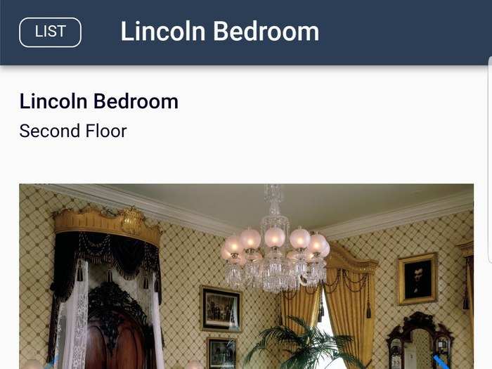 But you also get to see private rooms on the virtual tour that members of the public don