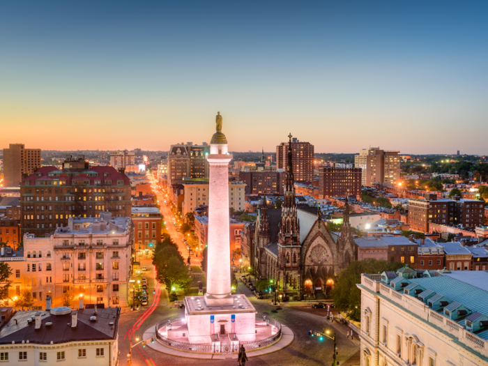 9. Baltimore, Maryland