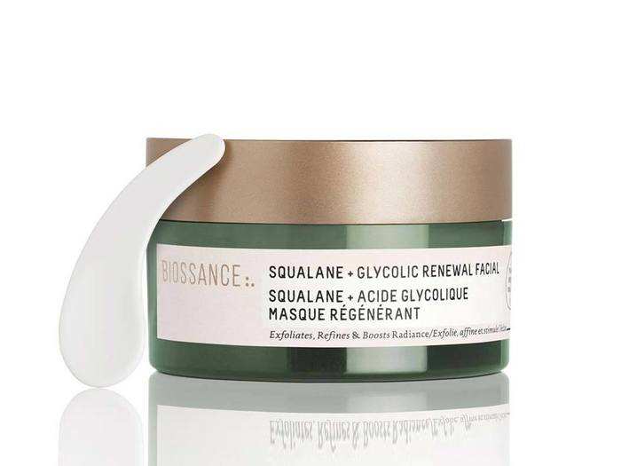 Biossance Squalane and Glycolic Renewal Facial