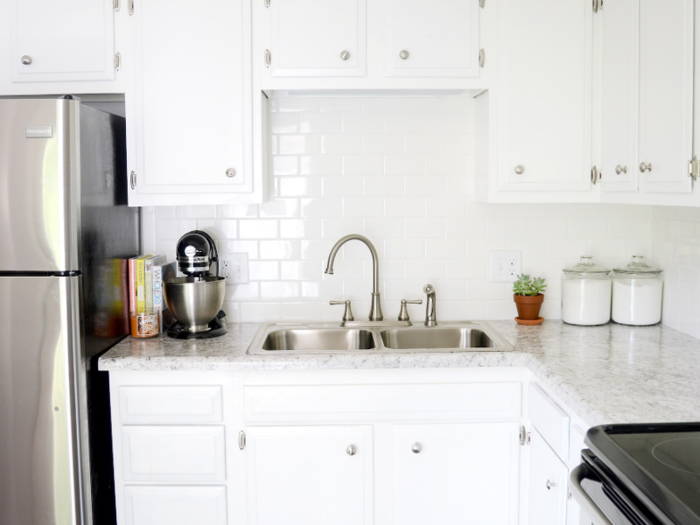 But the hard work was worth it — the kitchen transformation ended up being one of her favorite parts.