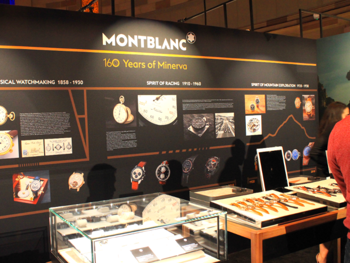 After about six hours of browsing through watch exhibits, I finally concluded that my favorites were probably the Montblancs.