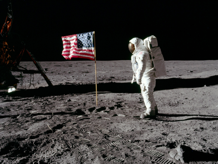 An estimated 530 million people around the world watched as Apollo 11 astronaut Neil Armstrong became the first person to step foot on the moon on July 20, 1969.