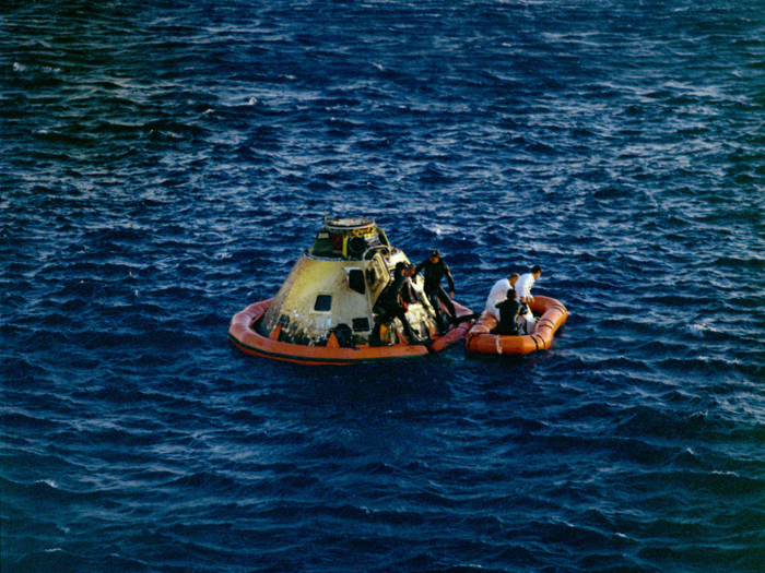 Apollo 10, the first of three manned missions to the moon that took place in 1969, was described as a "dress rehearsal" for the first lunar landing.