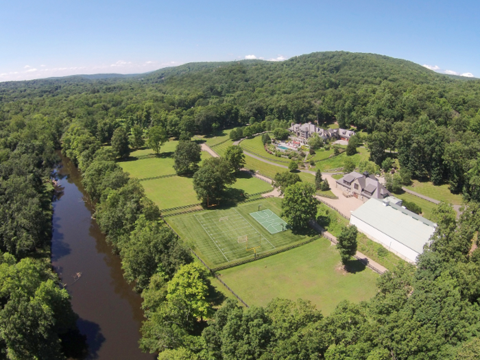 ... and the Ramapo River, which flows nearby.