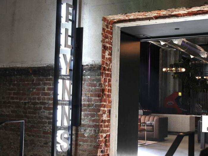 Next to the coffee bar, employees can let off some steam at Flynn