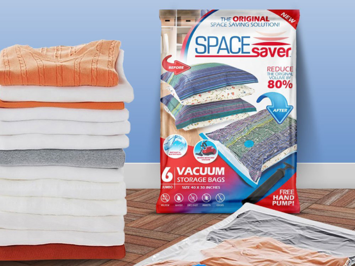 Vacuum seal bags that seriously maximize your storage space