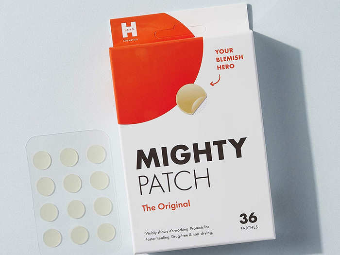 Hydrocolloid patches that help pesky pimples disappear