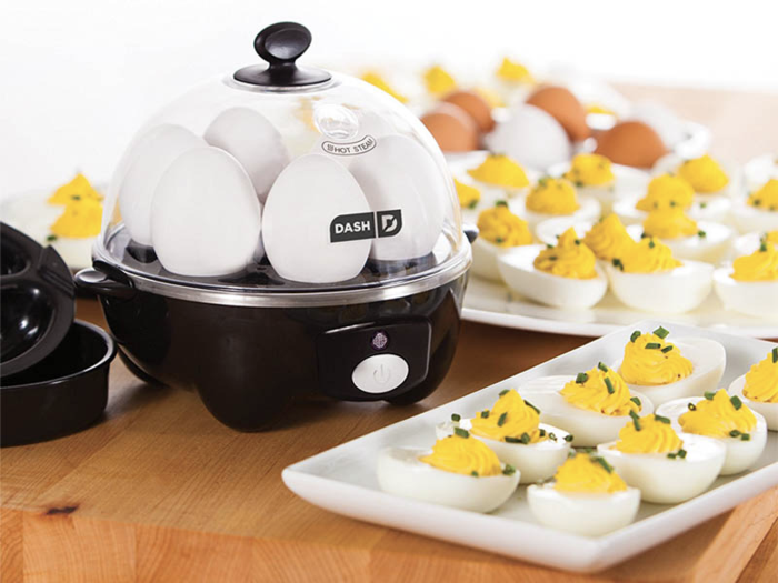 A machine that makes perfect boiled eggs, poached eggs, scrambled eggs, and omelettes.