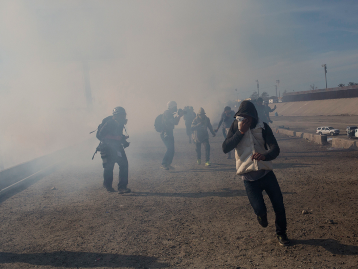 The president later clarified the statement, saying he was referencing violence against Mexican police, but that he did not expect troops to to shoot migrants.