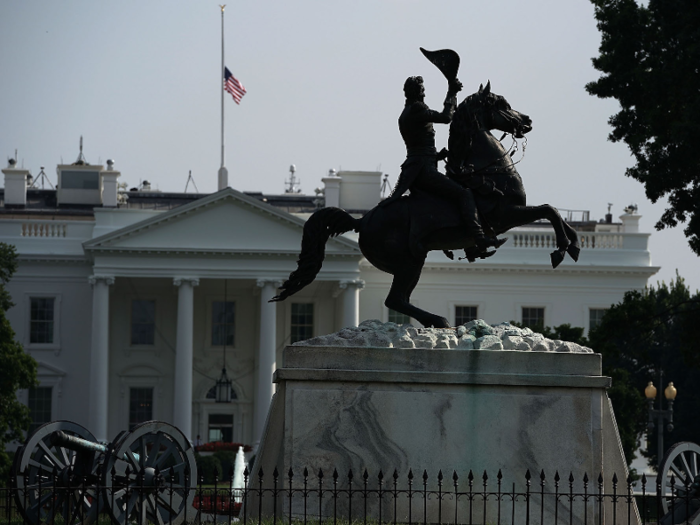 5. Trump added to a list of offenses against Sen. John McCain by prematurely raising the flag on the White House following McCain