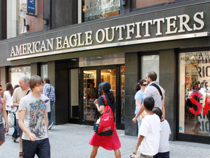 Next I went to an American Eagle store just a few blocks away.