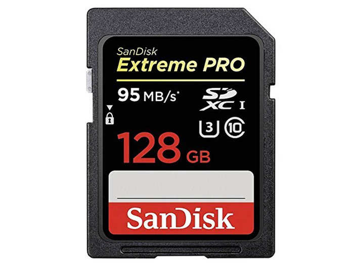 An SD card