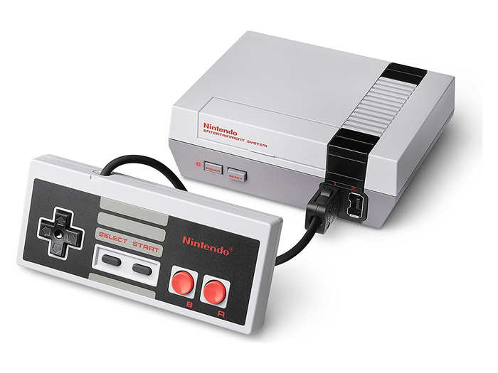 A retro game console