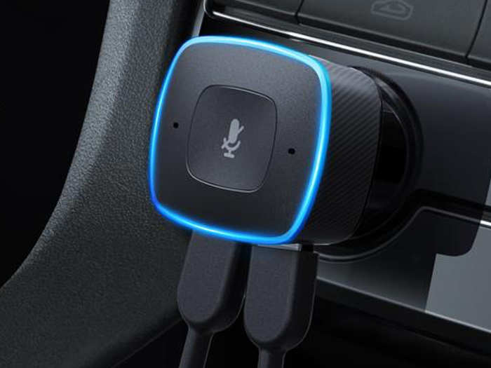 A car charger with Alexa inside