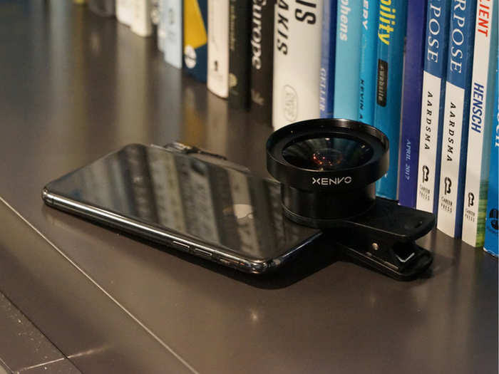 A clip-on camera lens kit for your phone