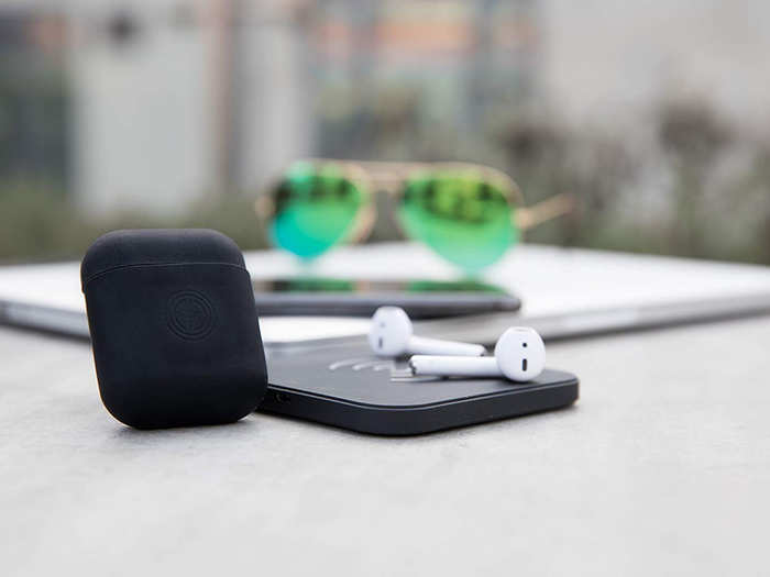 A wireless charging case for the AirPods