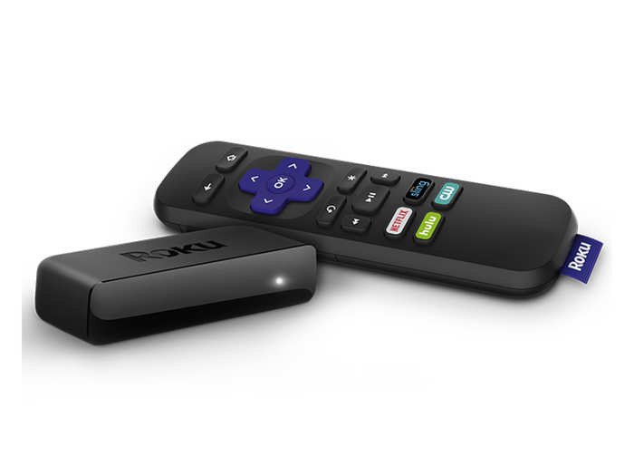 A Roku streaming stick