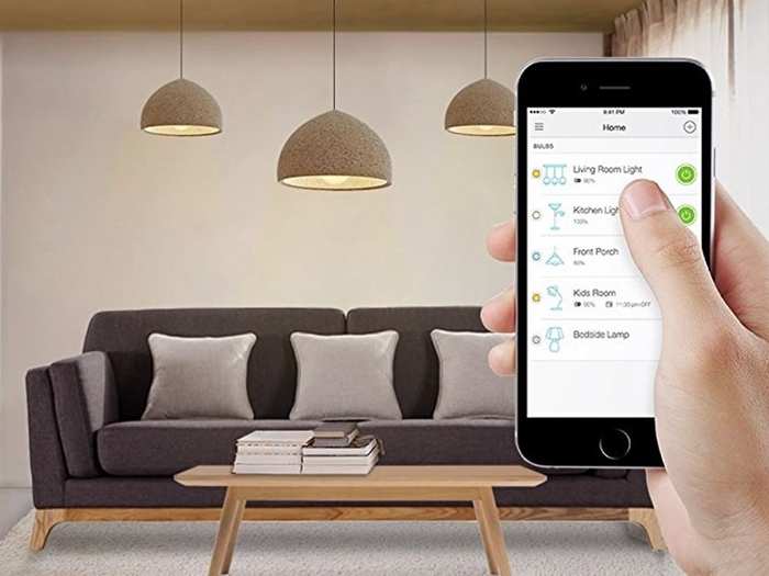 A smart light bulb