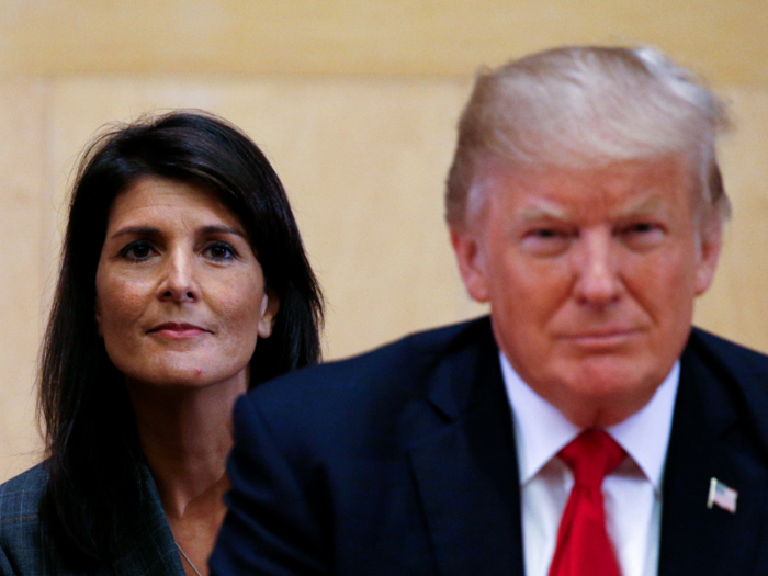 9. Nikki Haley used Trump