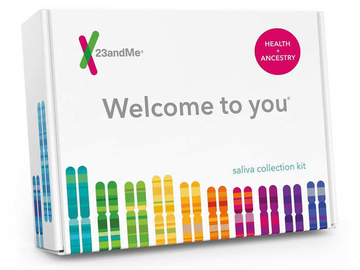 A health and ancestry genetic test kit