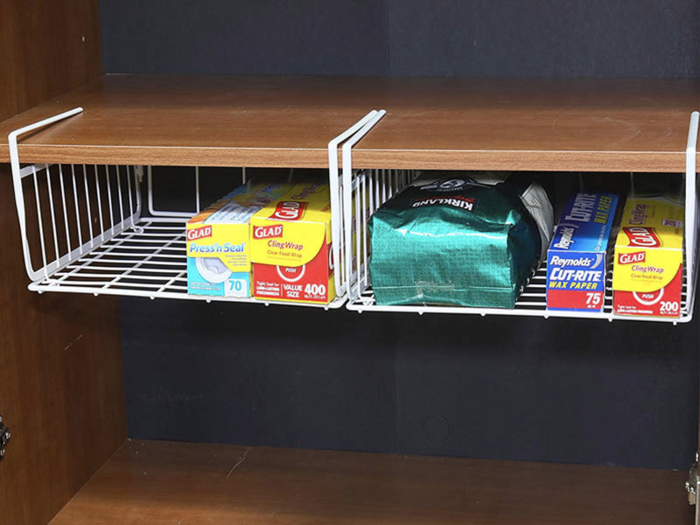 Under-shelf baskets