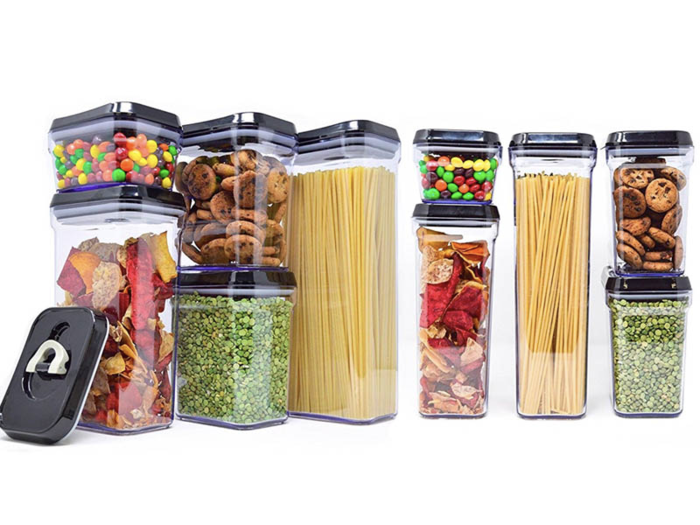 Air-tight food storage containers