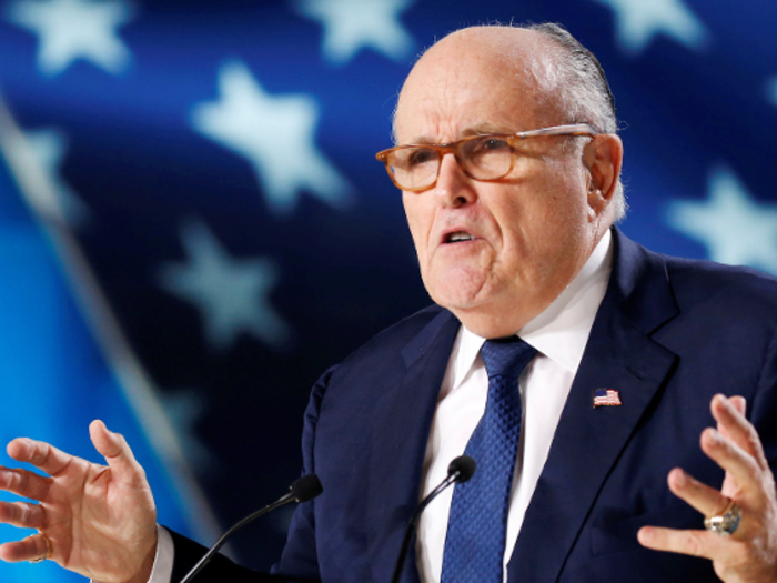 Rudy Giuliani joined Trump