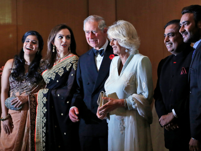 The Ambani family has long mingled with high-profile global figures, including Prince Charles and Camilla, the Duchess of Cornwall ...