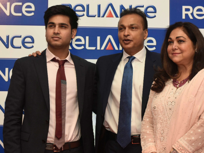 ... and they have two sons. Anmol Ambani, 27, works within his father