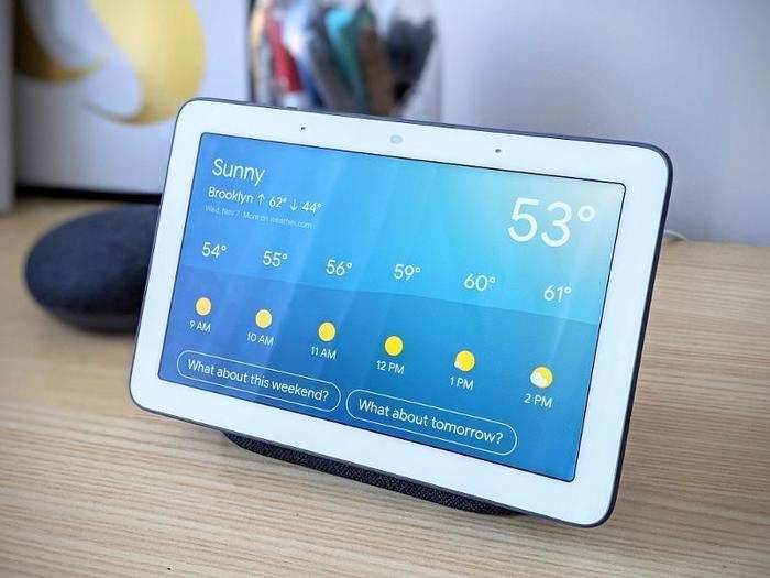Google unveiled a $130 gadget called Google Home Hub, which controls all of your smart-home devices (no need to open a million different apps), and shows you information at a glance.