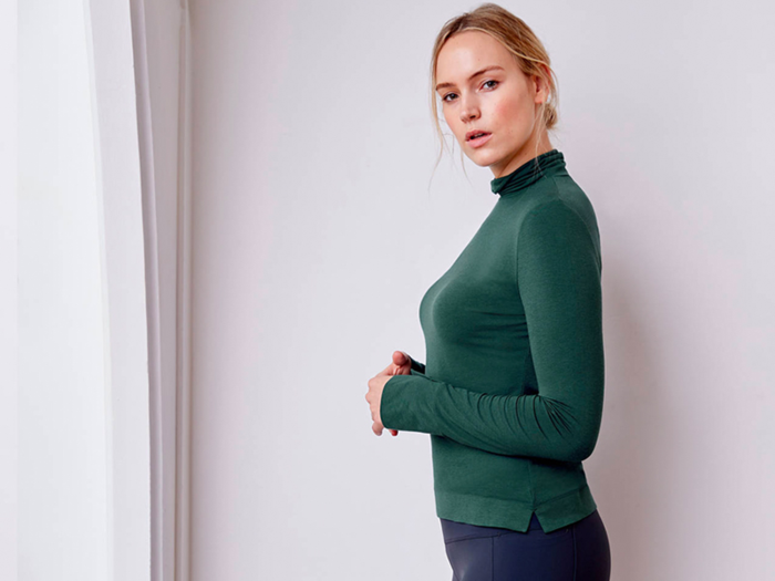 A plant-based turtleneck