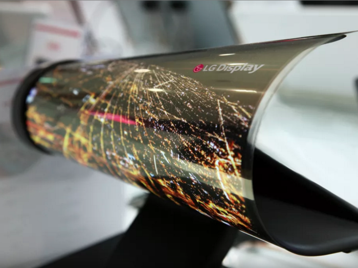 Rollable TV displays are only possible with one type of screen technology.