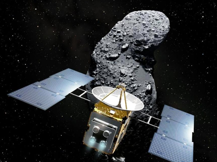 A Japanese spacecraft brought the first samples of an asteroid back to Earth on June 13, 2010.