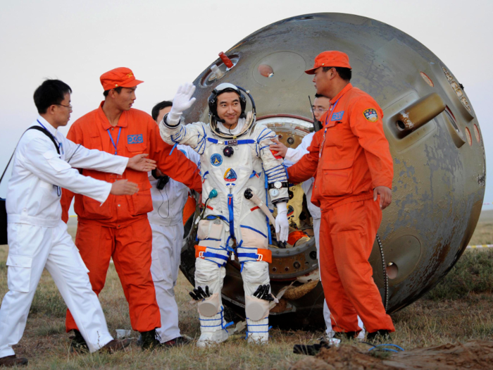 Taikonaut Zhai Zhigang completed China