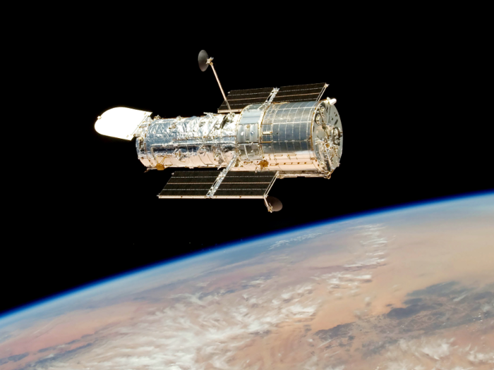 The Hubble Space Telescope launched on April 24, 1990.