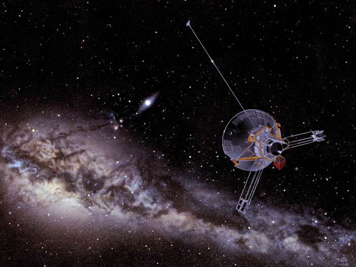 Pioneer 10 became the first spacecraft to fly by Jupiter on December 3, 1973.