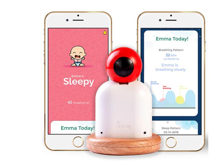 A sleep-tracking baby monitor