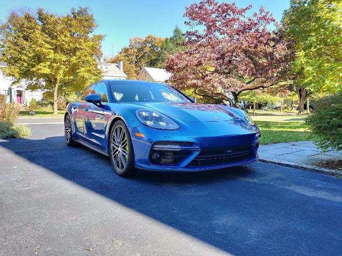 The Panamera can also be had with a 330-horsepower, 3.0-liter, turbocharged V6, a 440-horsepower, twin-turbocharged, 2.9-liter V6, and the 4.0-liter V8 sans hybrid system. There