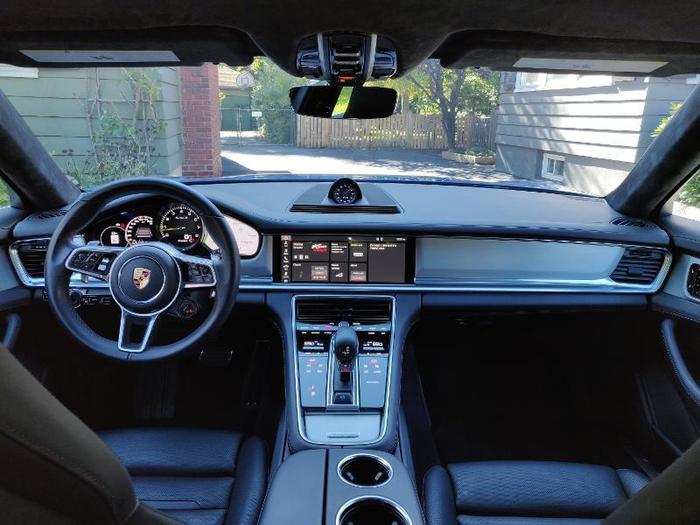 Inside, the Panamera